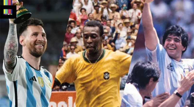 Những vĩ nhân bóng đá thế giới gắn liền với áo số 10